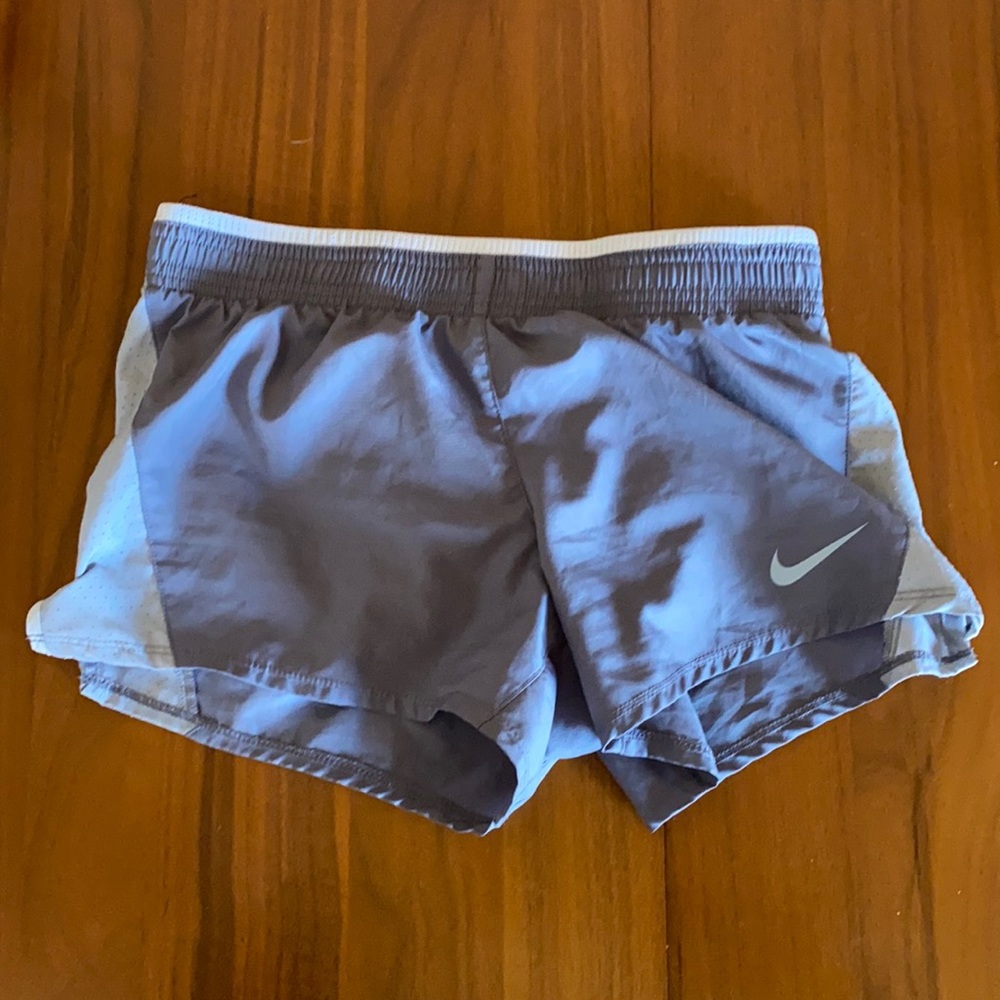 Nike Gray dryFit running shorts xs